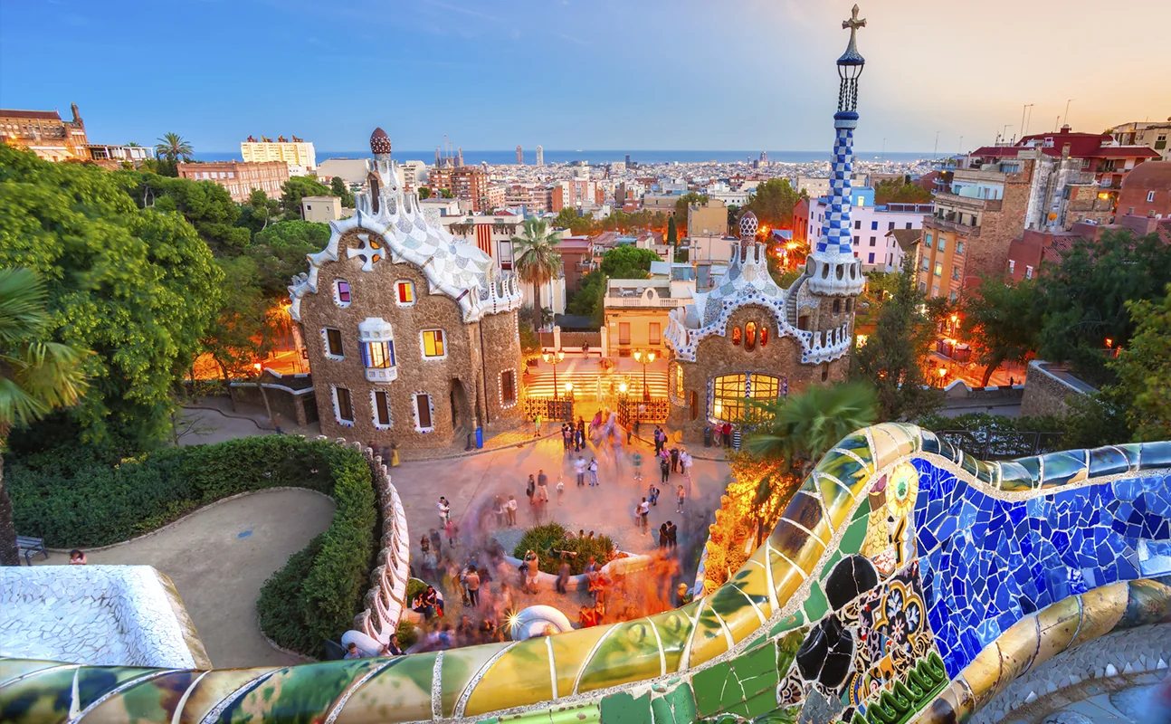 Vue de Barcelone